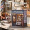 CUTEBEE Book Nook Kit John’s Hair Salon Barbershop DIY Miniature House Shelf Insert Decor Diorama Kit